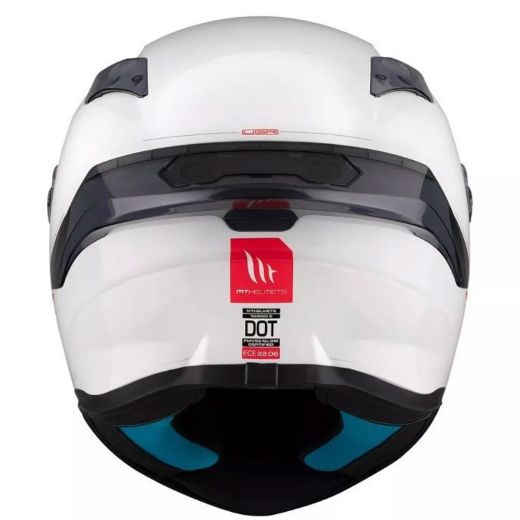 MT Targo S full-face helmets A0 white pearl gloss