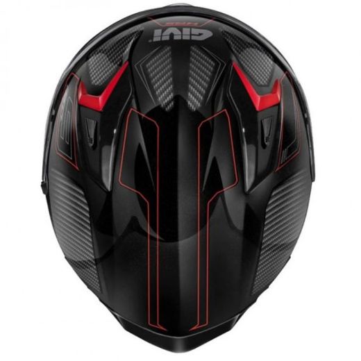 FULL-FACE κράνη μηχανής GIVI H50.9 black/titanium/red ECE 22.06 κράνος