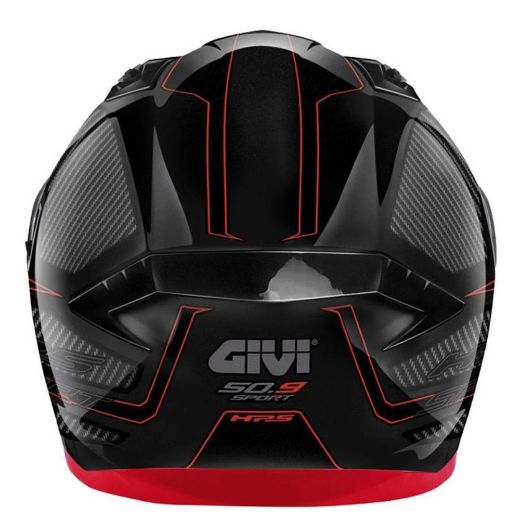 Givi H50.9 enigma black/titanium/red (ece 22.06) + dark smoke visor