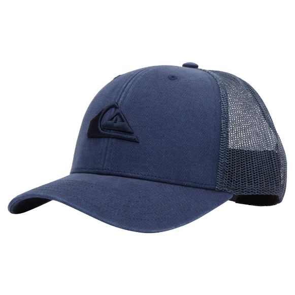 Quiksilver Grounder Trucker αντρικά καπέλα μπλέ Χανιά