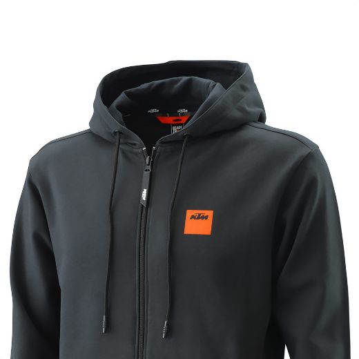 KTM pure zip hoodie black Chania