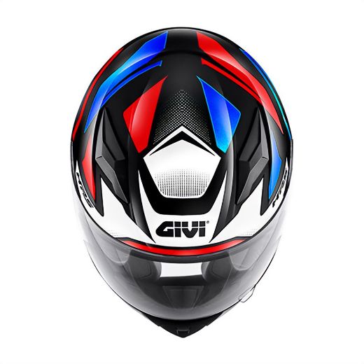 Full face motorcycle kid helmet Givi J04 Evo Follow blue/red