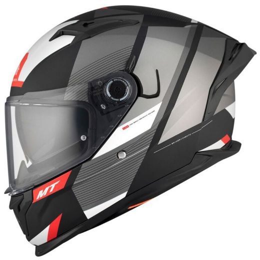 FULL-FACE κράνη μηχανής MT BRAKER SV ECE 22.06 κράνος chento B0 black/grey matt μαύρο γκρι