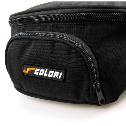 colori 1508 waist bags with reflective spots cordura black