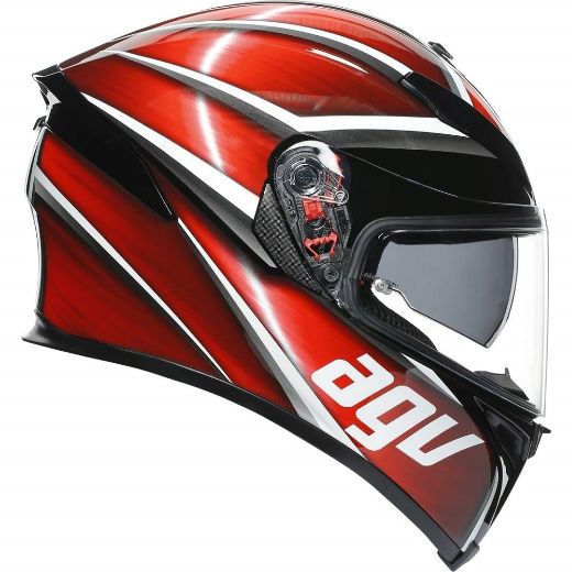 Full Face Κράνος AGV K-5 S MAX TEMPEST BLACK/RED