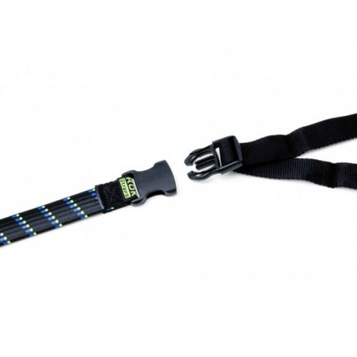 Ελαστικοί ιμάντες ROKSTRAPS STRETCH STRAP SET Ρυθμιζόμενος Ιμάντας Αποσκευών Μηχανής 31-106cm x 16mm black blue green