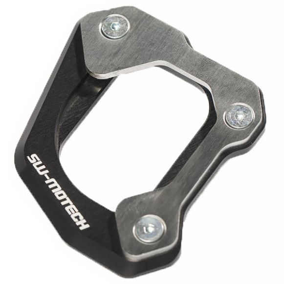 SW-MOTECH STS.07.102.10101/S BLACK/SILVER SIDE STAND EXT. FOR BMW F650GS/F800GS & Husqvarna TR650