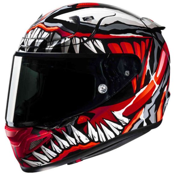 hjc rpha 12 full-face κρανη maximized venom marvel mc1sf