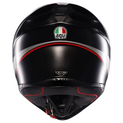 full face κράνη agv k1 S lap matt black/grey/red