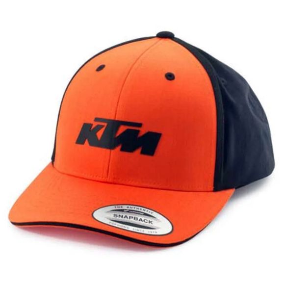 ktm mechanic curved cap αντρικά καπέλα πορτοκαλί/μαύρα