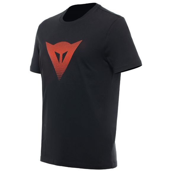 DAINESE T-SHIRT LOGO BLACK/RED