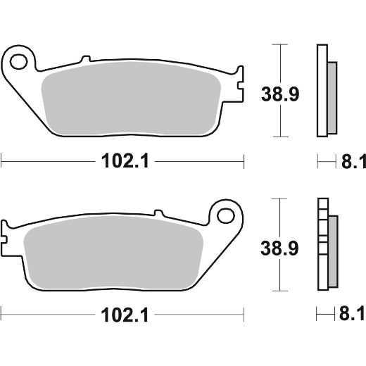 07HO30SR Brembo front brake pads Honda Kawasaki Suzuki ceramic φορ sport riding Chania