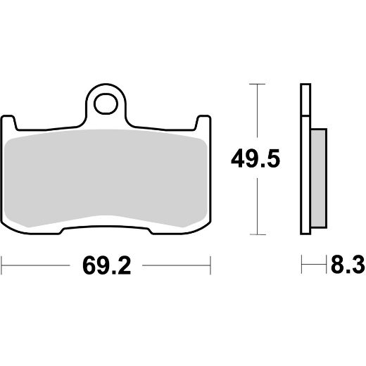 Brembo 07KA23SR front brake pads Kawasaki, Triumph ceramic grey (sport riding) Chania