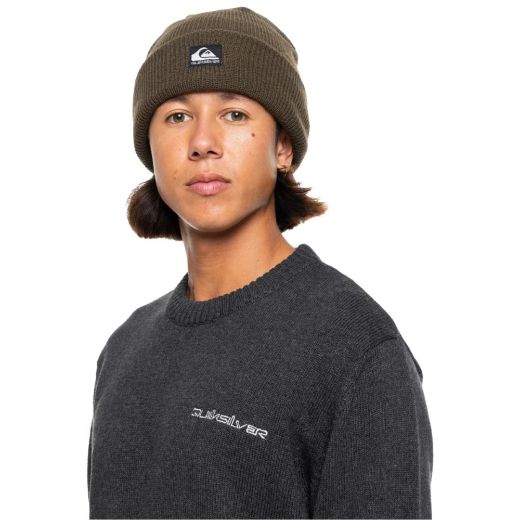 Αντρικά pullover QUIKSILVER πλεκτή μπλούζα σκούρο γκρι