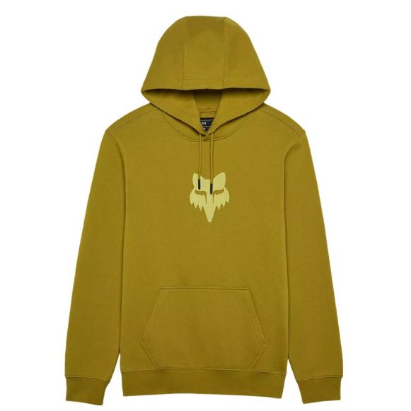 Fox Head Fleece Pullover Φούτερ με Κουκούλα μουσταρδί