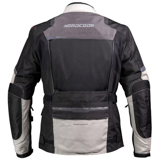 Nordcode Adventure Evo 24 4 seasons motorcycle jacket Light-Grey Black