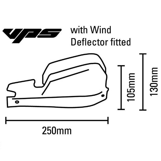 Χούφτες τιμονιού BARKBUSTERS VPS χούφτα VPS-003-YH YELLOW LIME/BLACK κίτρινο φλούο μαύρο