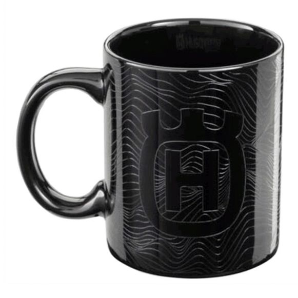 Husqvarna Logo Mug κούπα καφέ / τσαγιού μαύρο Χανιά