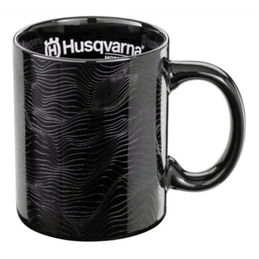 κούπες HUSQVARNA LOGO MUG Κούπα καφέ / τσαγιού μαύρο