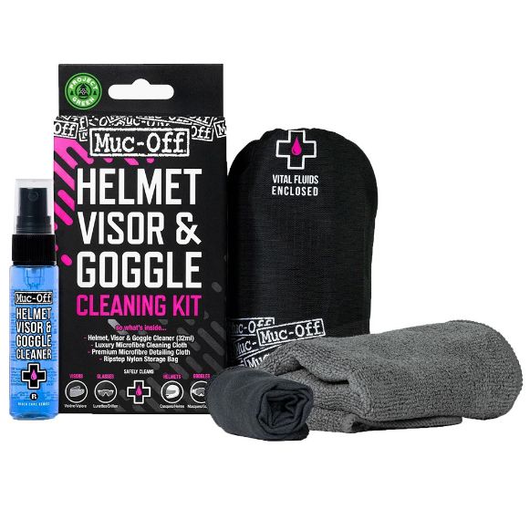 MUC-OFF VISOR CLEANING KIT ΚΑΘΑΡΙΣΜΟΥ ΖΕΛΑΤΙΝΩΝ ΜΑΣΚΩΝ