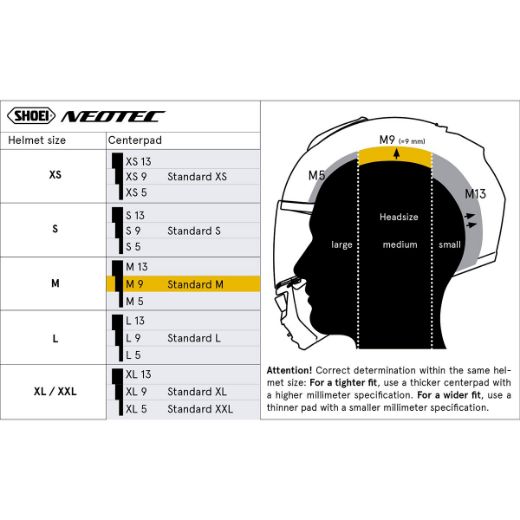 SHOEI TYPE-C GREY INNER LINER FOR NEOTEC