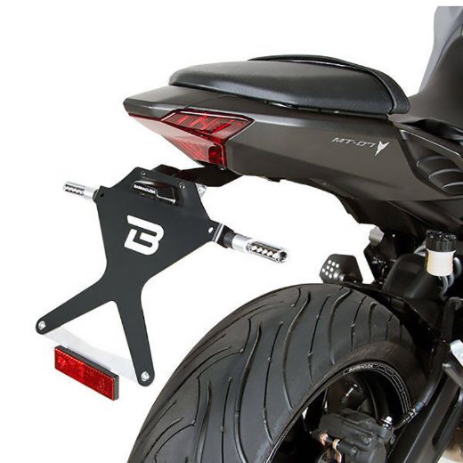 BARRACUDA YMT7104 BLACK LICENCE PLATE BASE FOR YAMAHA MT-07 2013-2020