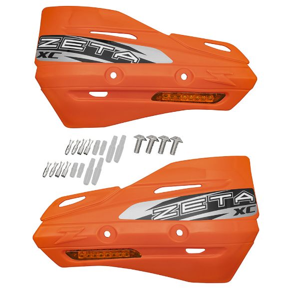 Χούφτες τιμονιού ZETA XC FLASHER PROTECTOR χούφτες ZE72-3105 orange πορτοκαλί