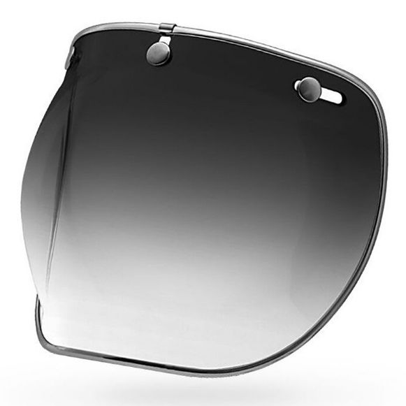 BELL 3-SNAP BUBBLE DLX FUME DEGRADE VISOR FOR CUSTOM 500