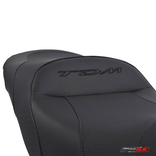 MOTO.K YAMAHA TDM900 EMBROIDERY DARK GREY LOGO COMFORT SEAT + PROSTATE SPACE