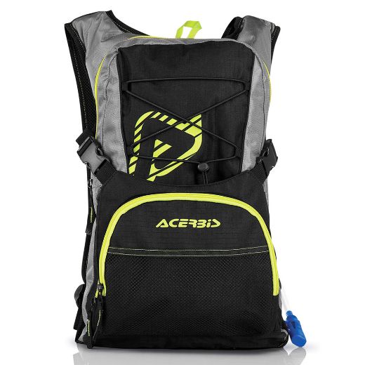 ACERBIS Η2Ο DRINK BACKPACK BLACK/YELLOW 10L BACKPACK