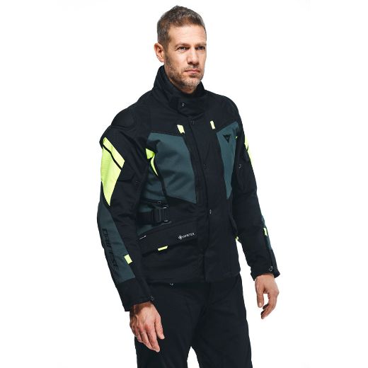 DAINESE CARVE MASTER 3 GORE-TEX BLACK/EBONY/FLUO-YELLOW JACKET WINTER WP GORE