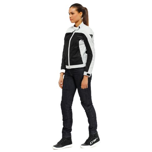 DAINESE SEVILLA AIR LADY TEX JACKET BLACK/GLACIER-GRAY JACKET SUMMER