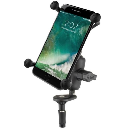 RAM® X-Grip® Large Phone Mount with Motorcycle Fork Stem Base (Set)