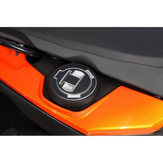 MOTO DISCOVERY CARBON TANK CAP STICKER FOR BMW 2007- NO SCREWS