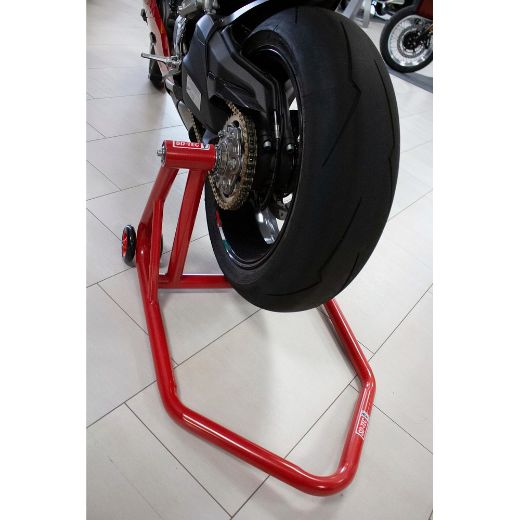 Σταντ τροχού MOTOMOCLOS DUCATI 40mm πίσω τροχού αριστερό red κόκκινο