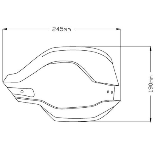 Επέκταση χούφτας τιμονιού PUIG BMW R1250GS Χανιά