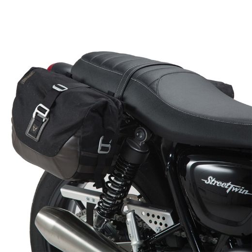 Πλαϊνές τσάντες και βάσεις SW-MOTECH TRIUMPH STREET TWIN 900 Αδιάβροχο πλαϊνό σακίδιο LEGEND GEAR τσάντα σετ μαύρο καφέ