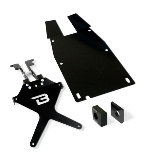 LICENCE PLATE BASE BARRACUDA MT-09 17-19 BLACK