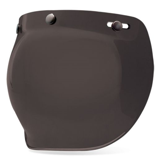 BELL 3-SNAP BUBBLE DARK FUME VISOR FOR CUSTOM 500