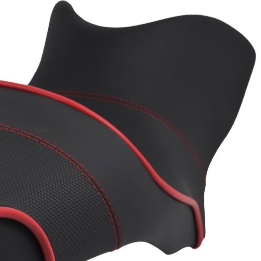 MOTO.K COMFORT SEAT HONDA TRANSALP XLV-700 2008- + PROSTATE SPACE BLACK/RED