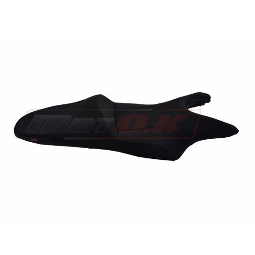 MOTO.K BLACK/GREY COMFORT SEAT + EMBROIDERY LOGO + PROSTATE SPACE FOR HONDA VFR 800