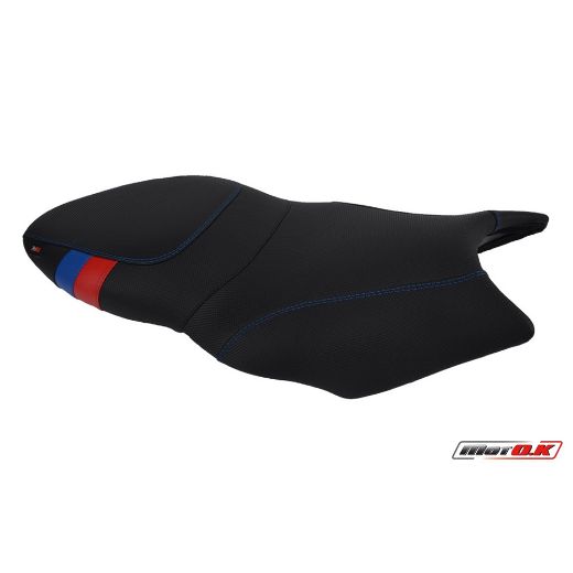 MOTO.K D376 SEAT COVER FOR BMW K1200S/1300 S (05+) BLACK/RED/BLUE