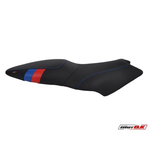 MOTO.K D376 SEAT COVER FOR BMW K1200S/1300 S (05+) BLACK/RED/BLUE