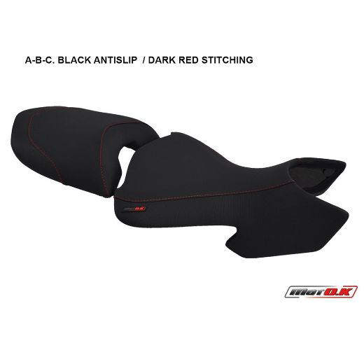 MOTO.K DUCATI MULTISTRADA 620/1000/1100 (03-09) BLACK SEAT COVER