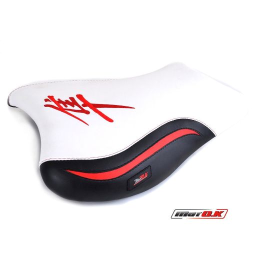 MOTO.K SUZUKI HAYABUSA (08-12) EMBROIDERY LOGO BLACK SEAT COVER