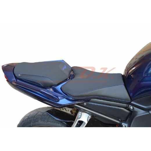 MOTO.K D474 BLACK/BLUE SEAT COVER FOR YAMAHA FZ1 FAZER