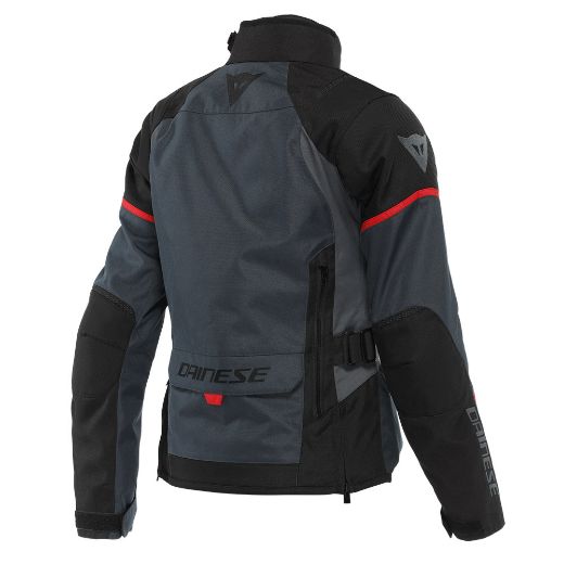 DAINESE TEMPEST 3 D-DRY LADY JACKET EBONY/BLACK/LAVA-RED JACKET WINTER WP