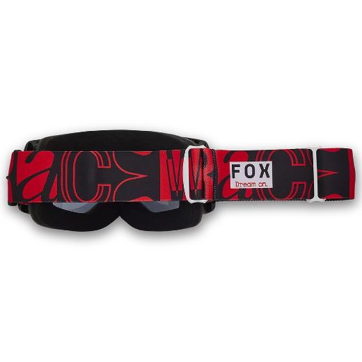 Μάσκες enduro MX FOX MAIN RACE SPEC μάσκα off-road fluorescent red κόκκινο διαφανές