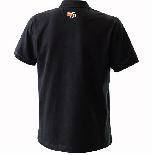 ανδρική κοντομάνικη μπλούζα Ktm Pure Polo Tee t shirt black μαύρο