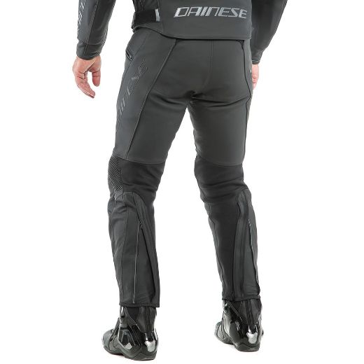 DAINESE PONY 3 BLACK-MATT LEATHER PANTS